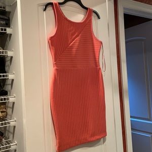 NWT peach cocktail dress